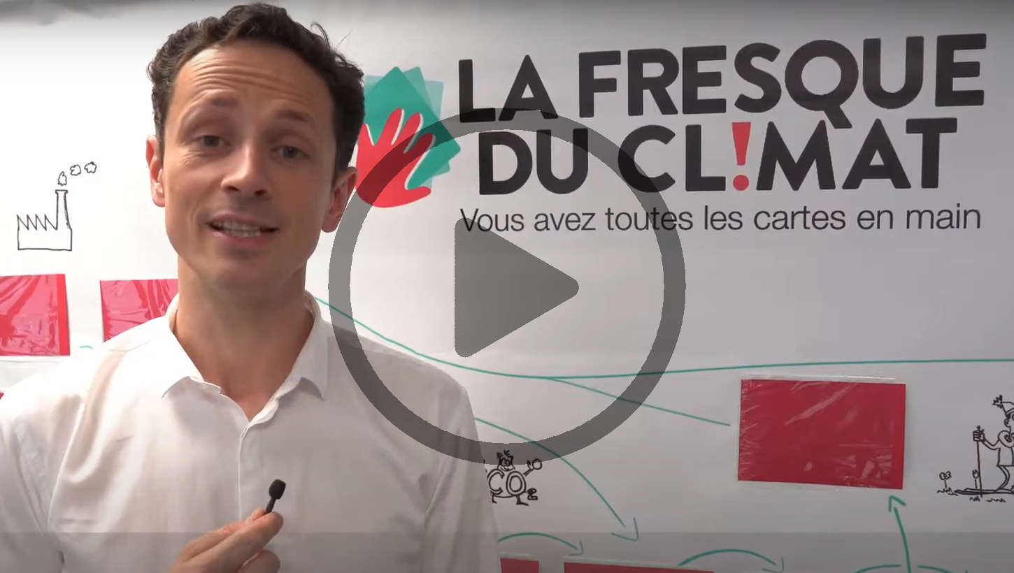 Lien vers la vidéo Youtube présentant la Fresque du Climat en entreprise